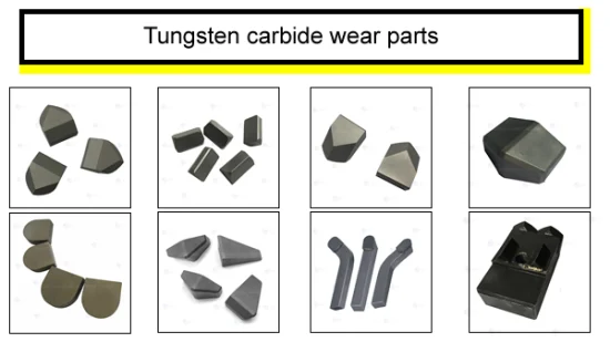 Tungsten Carbide Yg11 Forestry Mulcher Replacement Teeth for Forged Mulcher